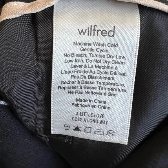 Aritzia Wilfred  Darontal Black Pant 00 - Picture 11 of 13